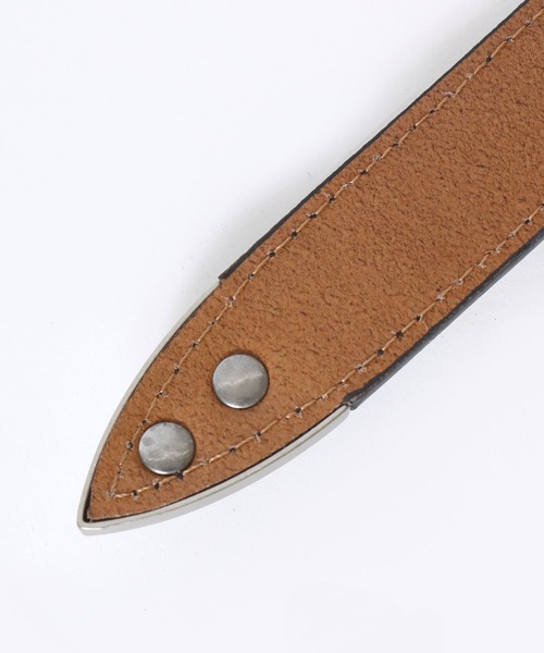 Lee（リー）の「Lee/リー Leather Western Belt/25mm 牛革 ウエスタンバックル ハラコ調 レザーベルト/レディース メンズ（ベルト・メンズ・ブラック/ブラウン・FREE）」の13枚目の写真