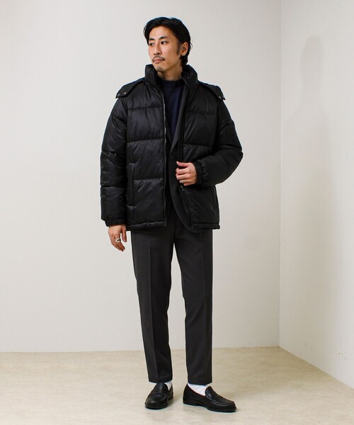 GLOSTER(グロスター)の「【フード脱着OK】シアーリップ 2WAY中綿パーカー(その他アウター・メンズ・ブラック/グリーン・L/M/XL)」の3枚目の写真