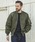 MR.OLIVE�i�~�X�^�[�I���[�u�j�́u�yMR.OLIVE�zMILITARY NYLON /L-2 FLIGHT JACKET�iMA-1�j�v�b�O���[��