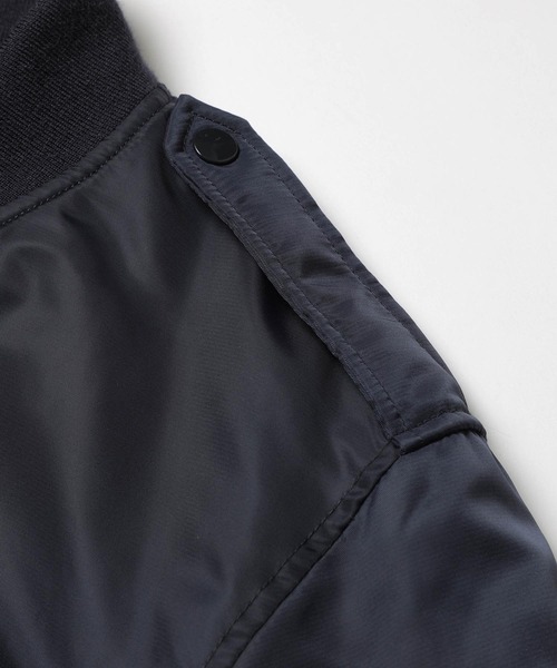 MR.OLIVE（ミスターオリーブ）の「【MR.OLIVE】MILITARY NYLON /L-2 FLIGHT JACKET（MA-1・メンズ・ネイビー/グリーン・M/S）」の8枚目の写真