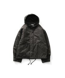 Atomic Nylon Hoodie Parka Khaki Brown