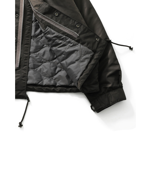 HORLISUN(ホーリーサン)の「Atomic Nylon Hoodie Parka Khaki Brown(ナイロンジャケット・レディース・その他・MEDIUM/SMALL/LARGE)」の5枚目の写真