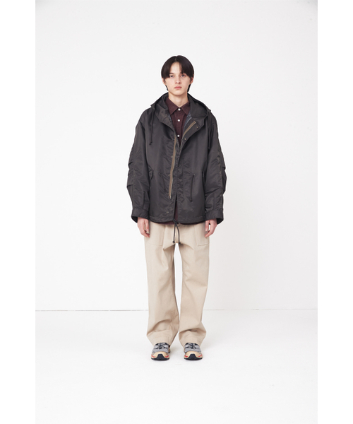 HORLISUN(ホーリーサン)の「Atomic Nylon Hoodie Parka Khaki Brown(ナイロンジャケット・レディース・その他・MEDIUM/SMALL/LARGE)」の9枚目の写真