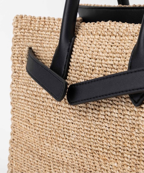 SEA（シー）の「かごバッグ S（かごバッグ・レディース・ブラック・ONE SIZE）」の2枚目の写真