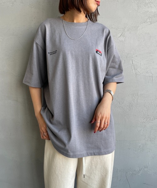 NANGA（ナンガ）の「【WEB先行予約】[NANGA/ナンガ] 別注 ブランドロゴ刺繍 ショートスリーブTシャツ（Tシャツ/カットソー・レディース・チャコール/ブラック/ホワイト・XL/L/M/S）」の18枚目の写真