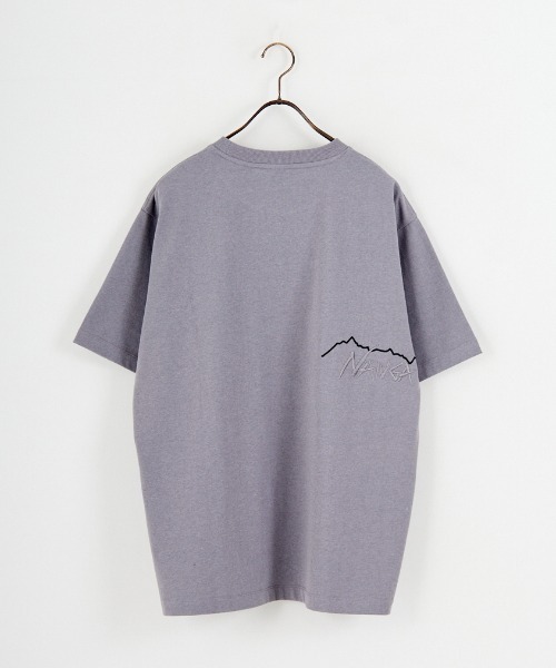 NANGA（ナンガ）の「【WEB先行予約】[NANGA/ナンガ] 別注 ブランドロゴ刺繍 ショートスリーブTシャツ（Tシャツ/カットソー・レディース・チャコール/ブラック/ホワイト・XL/L/M/S）」の6枚目の写真