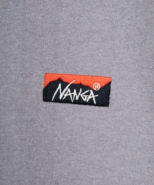 NANGA（ナンガ）の「【WEB先行予約】[NANGA/ナンガ] 別注 ブランドロゴ刺繍 ショートスリーブTシャツ（Tシャツ/カットソー・レディース・チャコール/ブラック/ホワイト・XL/L/M/S）」の9枚目の写真