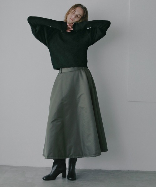 MANOF（マノフ）の「PUFFY SLEEVE KNIT（ニット/セーター・レディース・ブルー/ブラック/ピンク・F）」の20枚目の写真