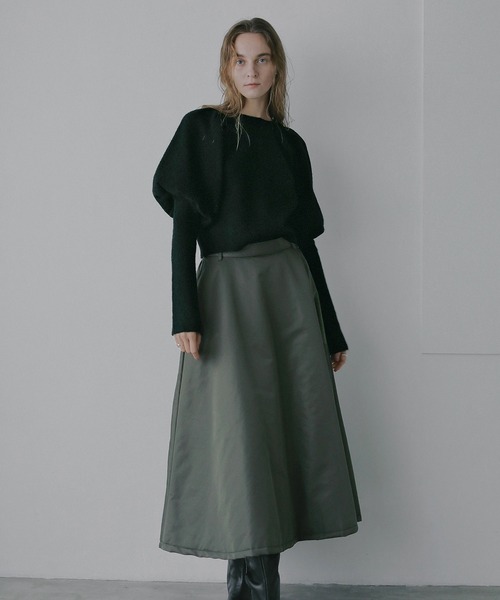 MANOF（マノフ）の「PUFFY SLEEVE KNIT（ニット/セーター・レディース・ブルー/ブラック/ピンク・F）」の21枚目の写真