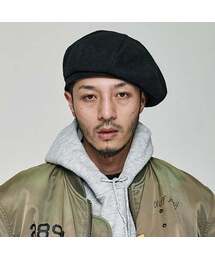 MILLIONAIRE HATS（ミリオネアハット）の「octangle beret [black]（ハンチング/ベレー帽）」