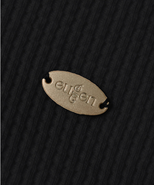 EUGGEN（ユジェン）の「ワッフルヘンリーネックショートスリーブTシャツ_ブラック（Tシャツ/カットソー・レディース・その他・SMALL/MEDIUM）」の6枚目の写真