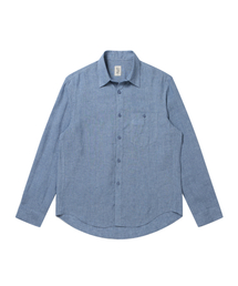 SOLEW（ソル）の「シャンブレーシャツ_ブルー（シャツ/ブラウス）」