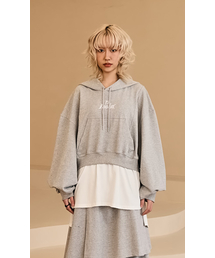 RECULER（ルキュレ）の「Layered Hoodie Gray（パーカー）」