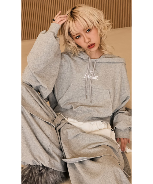 RECULER（ルキュレ）の「Layered Hoodie Gray（パーカー・メンズ・その他・FREE）」の2枚目の写真