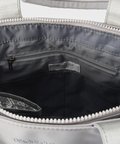 OPAQUE.CLIP（オペークドットクリップ）の「フロントポケット3層デザインBIGトートバッグ【マルチポケット】（トートバッグ・レディース・ベージュ/グレー/ブラック・00）」の10枚目の写真