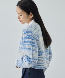 ROPE' | ツイードニットショート丈カーディガン/イージーケア(カーディガン/ボレロ)