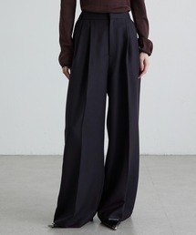 Lui's | 脇ベルトデザイン2タックパンツ(スラックス)