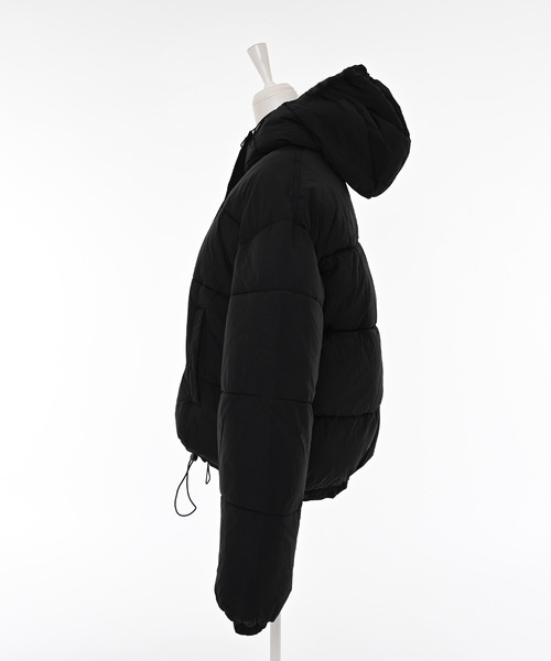 Narcissus(ナルシス)の「配色フードダウン/バイカラー/ショートダウン(ダウンジャケット/コート・レディース・ブラック/ブラウン・FREE)」の11枚目の写真