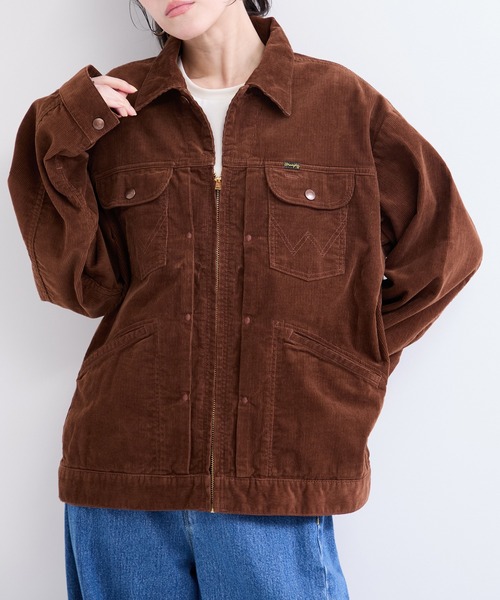 Wrangler(ラングラー)の「【Wrangler meet LE CERCLE par rope】別注/Gジャン/セットアップ対応(デニムジャケット・メンズ・ネイビー/グレー/サックスブルー/ブラウン・LL/L/M)」の6枚目の写真