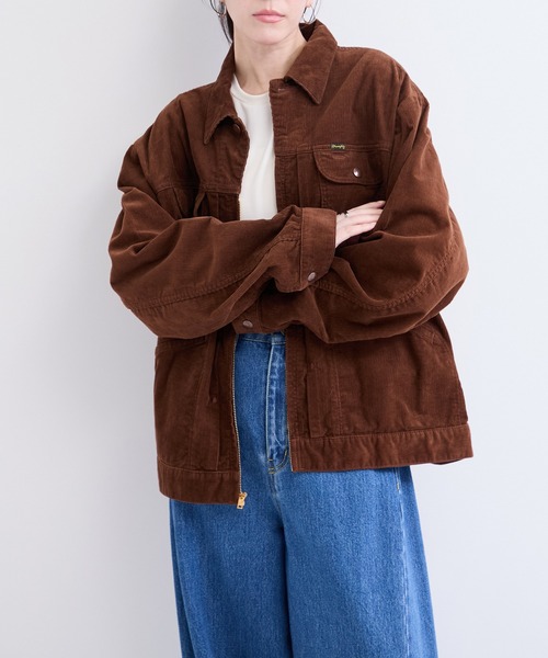 Wrangler(ラングラー)の「【Wrangler meet LE CERCLE par rope】別注/Gジャン/セットアップ対応(デニムジャケット・メンズ・ネイビー/グレー/サックスブルー/ブラウン・LL/L/M)」の9枚目の写真