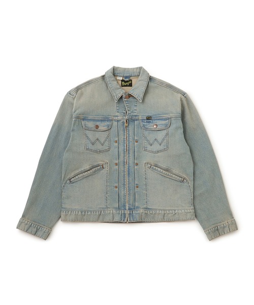 Wrangler（ラングラー）の「【Wrangler meet LE CERCLE par rope】別注/Gジャン/セットアップ対応（デニムジャケット・メンズ・ネイビー/グレー/サックスブルー・LL/L/M）」の4枚目の写真