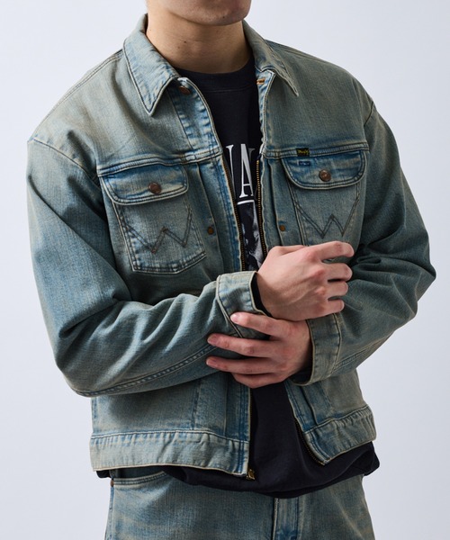 Wrangler（ラングラー）の「【Wrangler meet LE CERCLE par rope】別注/Gジャン/セットアップ対応（デニムジャケット・メンズ・ネイビー/グレー/サックスブルー・LL/L/M）」の13枚目の写真