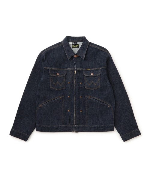 Wrangler（ラングラー）の「【Wrangler meet LE CERCLE par rope】別注/Gジャン/セットアップ対応（デニムジャケット・メンズ・ネイビー/グレー/サックスブルー・LL/L/M）」の6枚目の写真