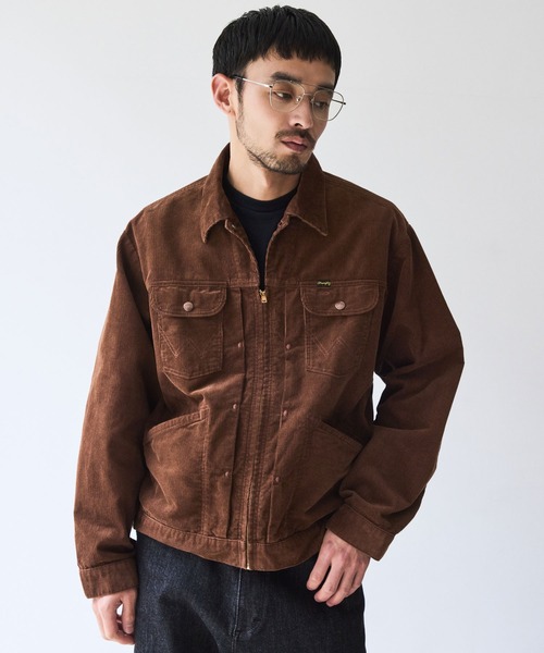 Wrangler(ラングラー)の「【Wrangler meet LE CERCLE par rope】別注/Gジャン/セットアップ対応(デニムジャケット・メンズ・ネイビー/グレー/サックスブルー/ブラウン・LL/L/M)」の5枚目の写真