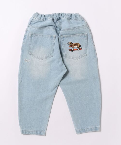 GROOVY COLORS（グルービーカラーズ）の「Uneven Denim BUDDY Long Pants（その他パンツ・キッズ・ブルー・115/125）」の3枚目の写真