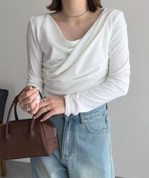 KOBE LETTUCE | [ 裏微起毛 ] ドレープトップス(Tシャツ/カットソー)