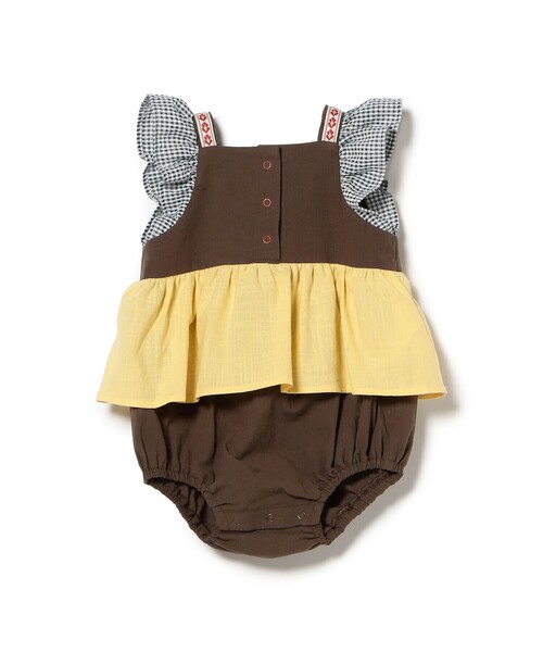 こども ビームス（コドモビームス）の「ベビー チロリアン ロンパース 2026SS（70～80cm）（ロンパース・キッズ・ピンク/ブラウン・80/70）」の16枚目の写真