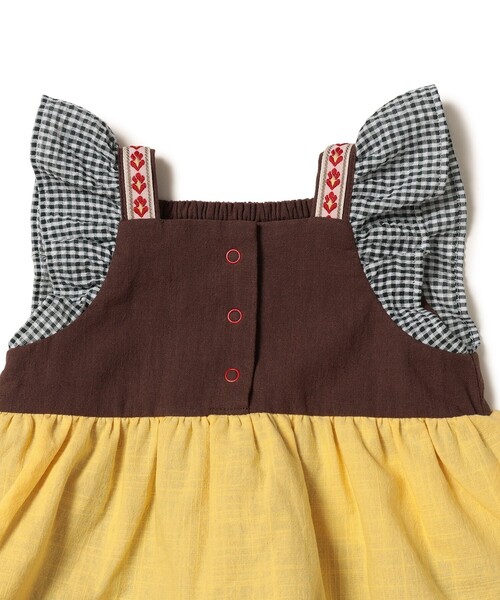 こども ビームス（コドモビームス）の「ベビー チロリアン ロンパース 2026SS（70～80cm）（ロンパース・キッズ・ピンク/ブラウン・80/70）」の14枚目の写真