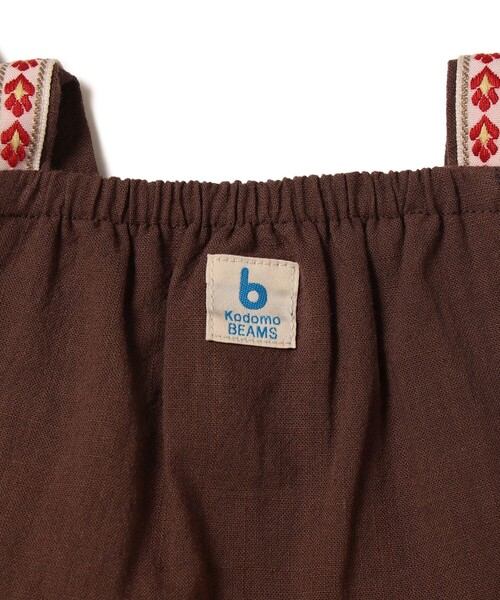 こども ビームス（コドモビームス）の「ベビー チロリアン ロンパース 2026SS（70～80cm）（ロンパース・キッズ・ピンク/ブラウン・80/70）」の12枚目の写真
