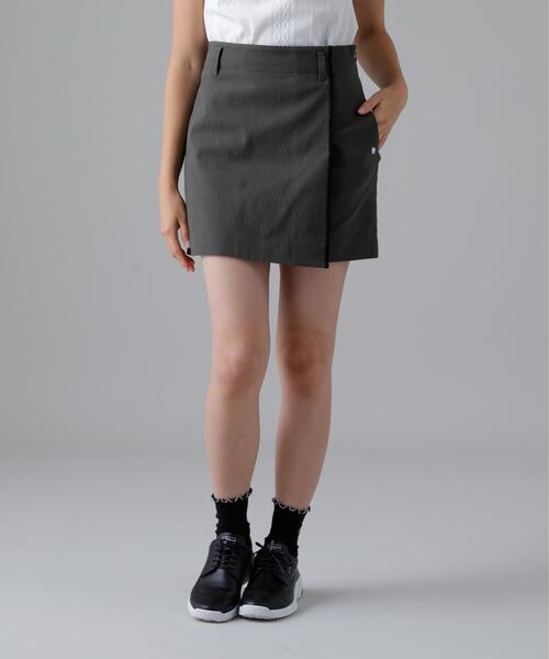 St ANDREWS(セントアンドリュース)の「【St ANDREWS】ダイヤジャガードスカート (WOMENS)(スカート・レディース・ホワイト/グレー・M/L/S/SS)」の2枚目の写真