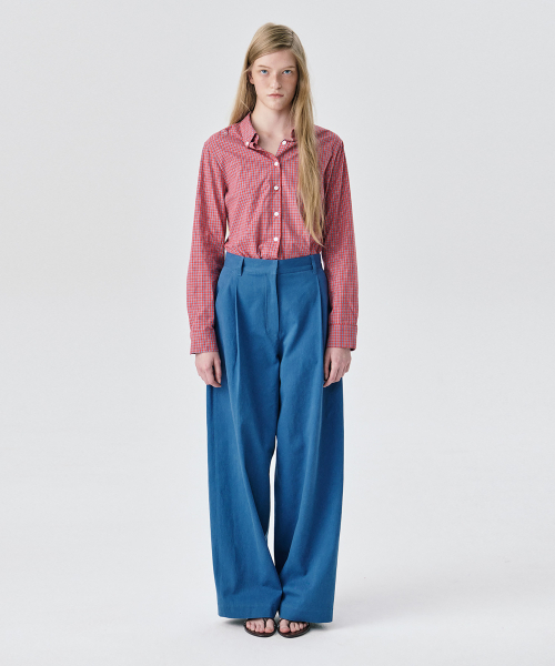 WNDERKAMMER（ブンダーカンマー）の「チノパンツ_ブルー（その他パンツ・レディース・その他・S/M/XS）」の2枚目の写真