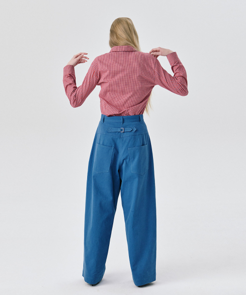 WNDERKAMMER（ブンダーカンマー）の「チノパンツ_ブルー（その他パンツ・レディース・その他・S/M/XS）」の6枚目の写真