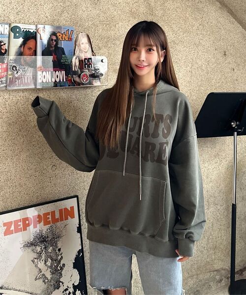 THE MILE（ザマイル）の「コートスクエアマインドスウェットフードオートミール（パーカー・メンズ・その他・S/M/L/XL）」の22枚目の写真