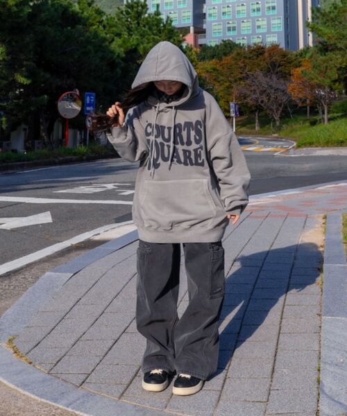 THE MILE（ザマイル）の「コートスクエアマインドスウェットフードオートミール（パーカー・メンズ・その他・S/M/L/XL）」の7枚目の写真