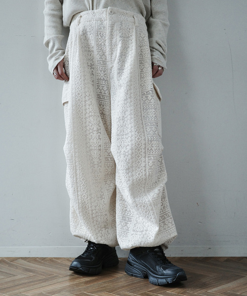 JOURNAL STANDARD LUXE（ジャーナルスタンダード　ラックス）の「Jesse's Lace PT（カーゴパンツ・レディース・アイボリー・FREE）」の2枚目の写真