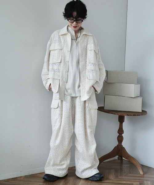 JOURNAL STANDARD LUXE（ジャーナルスタンダード　ラックス）の「Jesse's Lace PT（カーゴパンツ・レディース・アイボリー・FREE）」の3枚目の写真