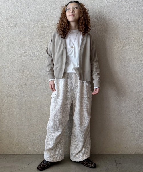 JOURNAL STANDARD LUXE（ジャーナルスタンダード　ラックス）の「Jesse's Lace PT（カーゴパンツ・レディース・アイボリー・FREE）」の6枚目の写真