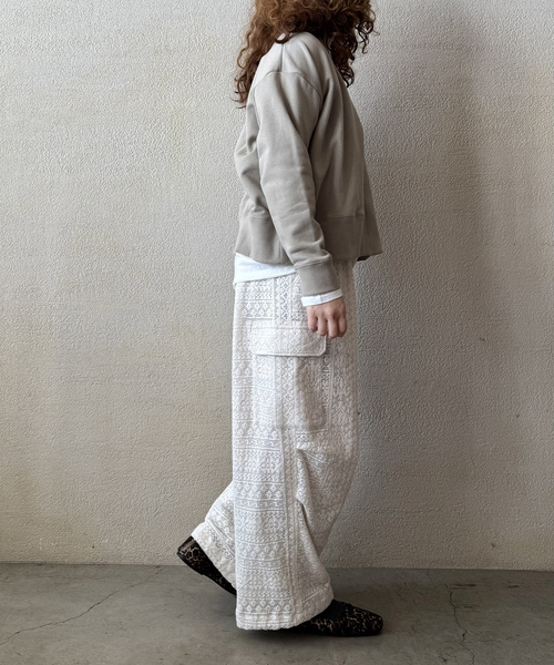 JOURNAL STANDARD LUXE（ジャーナルスタンダード　ラックス）の「Jesse's Lace PT（カーゴパンツ・レディース・アイボリー・FREE）」の7枚目の写真