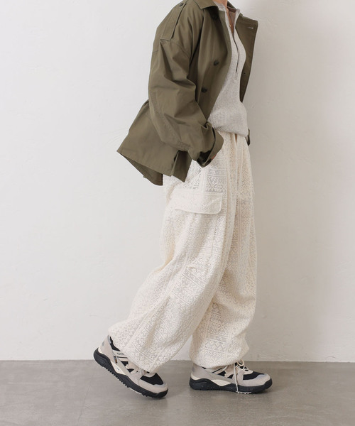 JOURNAL STANDARD LUXE（ジャーナルスタンダード　ラックス）の「Jesse's Lace PT（カーゴパンツ・レディース・アイボリー・FREE）」の12枚目の写真