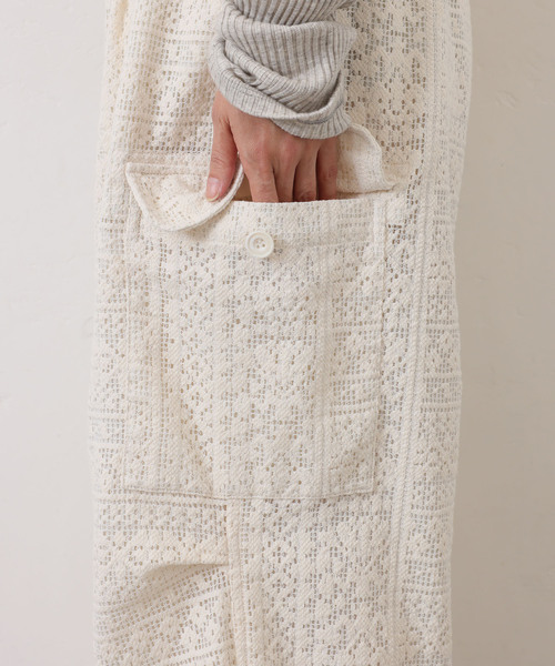 JOURNAL STANDARD LUXE（ジャーナルスタンダード　ラックス）の「Jesse's Lace PT（カーゴパンツ・レディース・アイボリー・FREE）」の20枚目の写真