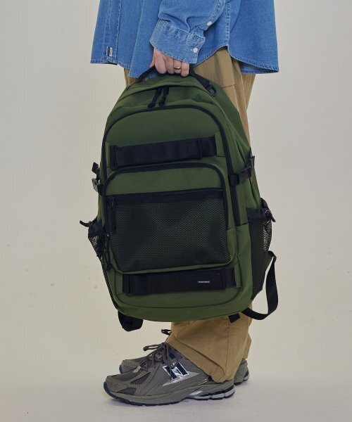 CARGOBROS（カーゴブロス）の「CBダブルストラップポケットバックパック（カーキ）（バックパック/リュック・メンズ・その他・FREE）」の2枚目の写真