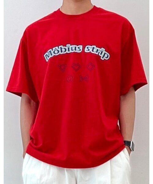 THESTORI（ザ・ストリ）の「メビウスバンド 半袖Tシャツ [RED]（Tシャツ/カットソー・メンズ・その他・2/1）」の2枚目の写真