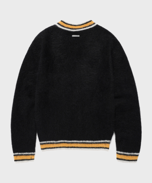 THEVINYLHOUSE(ザバイニルハウス)の「SHAGGY V NECK SWEATER BLACK(ニット/セーター・メンズ・その他・S/M/L)」の7枚目の写真