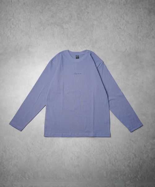 B.I.D.（ビーアイディー）の「《プリントロングスリーブTシャツ（サークルロゴ）》（Tシャツ/カットソー・メンズ・ブルー系/ホワイト/ブラック・MEDIUM）」の3枚目の写真