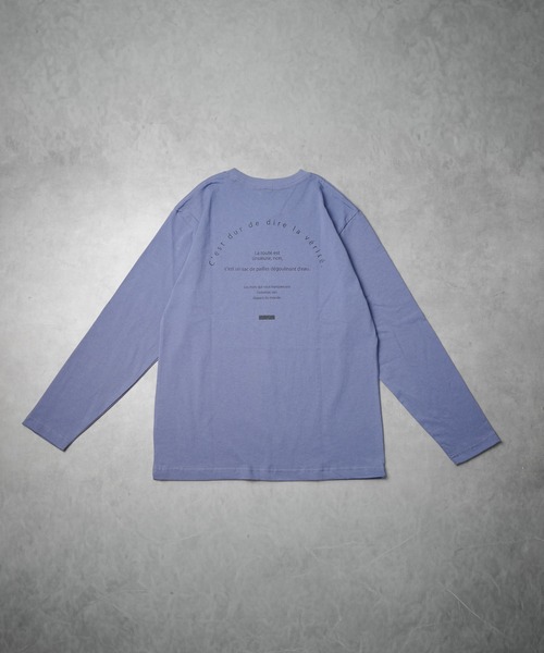 B.I.D.（ビーアイディー）の「《プリントロングスリーブTシャツ（サークルロゴ）》（Tシャツ/カットソー・メンズ・ブルー系/ホワイト/ブラック・MEDIUM）」の18枚目の写真
