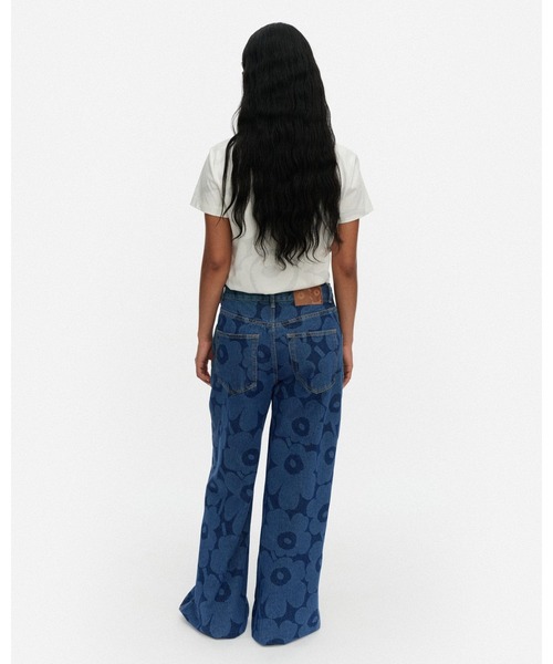 marimekko(マリメッコ)の「【Maridenim】Unikko / Wide jeans S(デニムパンツ・レディース・インディゴブルー・25inch/26inch/27inch/28inch/29inch/30inch)」の3枚目の写真